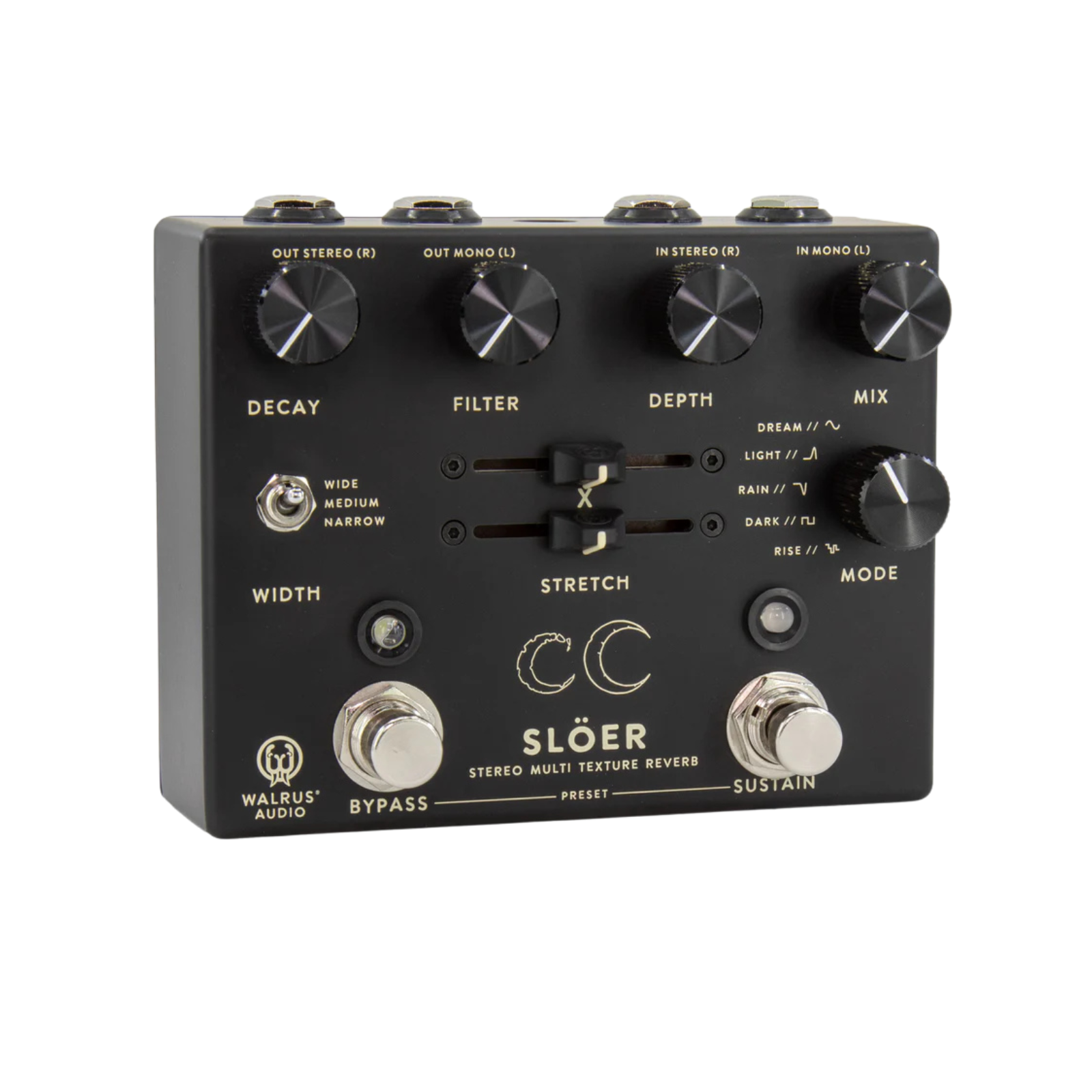 Walrus SLOER Stereo Ambient Reverb (Black)