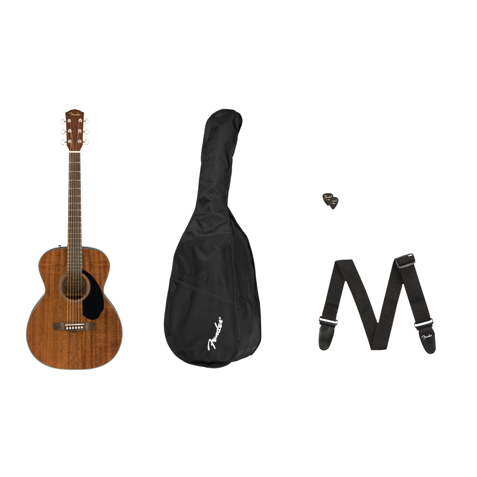 Fender CC-60S Concert Pack V2 All-Mahogany - Natural
