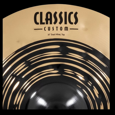 Meinl CC14DUH 14" Classics Custom Dual Hi Hat Pair - Palen Music
