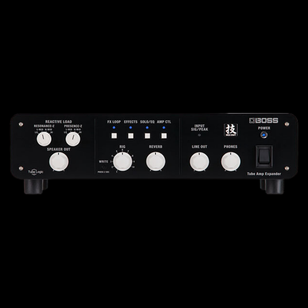 BOSS WAZA Tube Amp Expander アッテネータ。明日終わり Boss WAZA Tube Amp Expander Amplifier Attenuator - Black