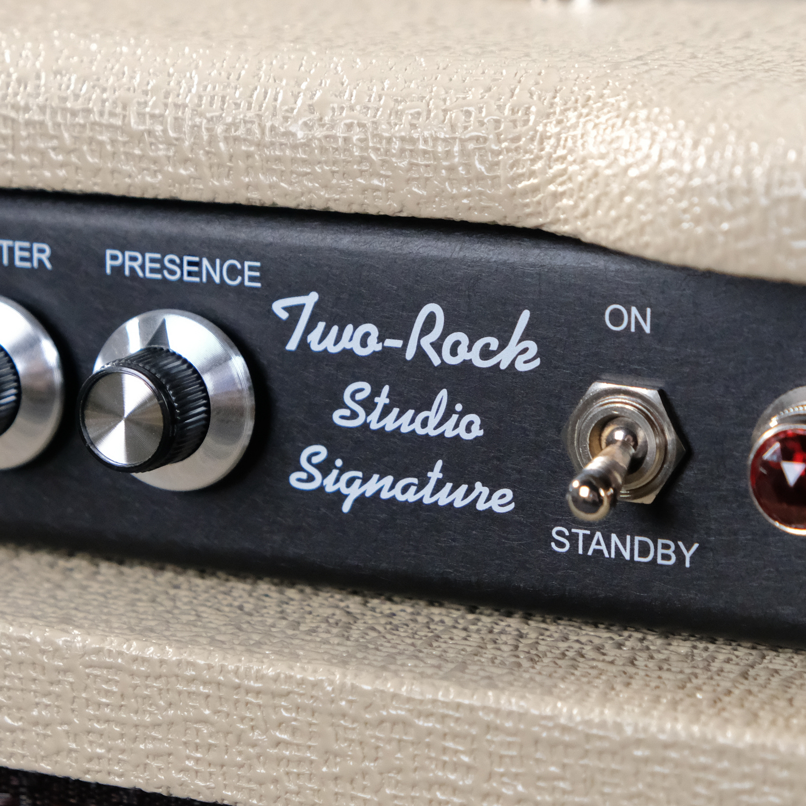Two-Rock Studio Signature Head Amp - Blonde Tolex with Black Face, Oxblood Cloth