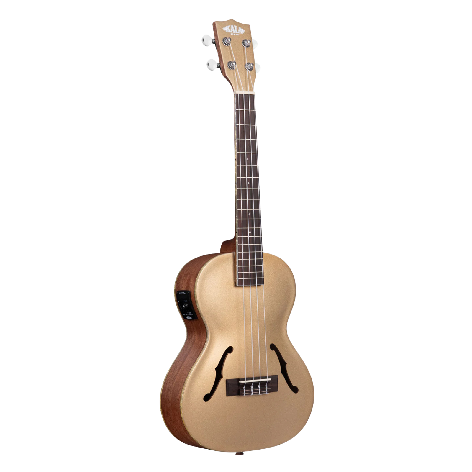 Kala KA-JTE-KZGD Archtop Tenor Ukulele - Kalamazoo Gold