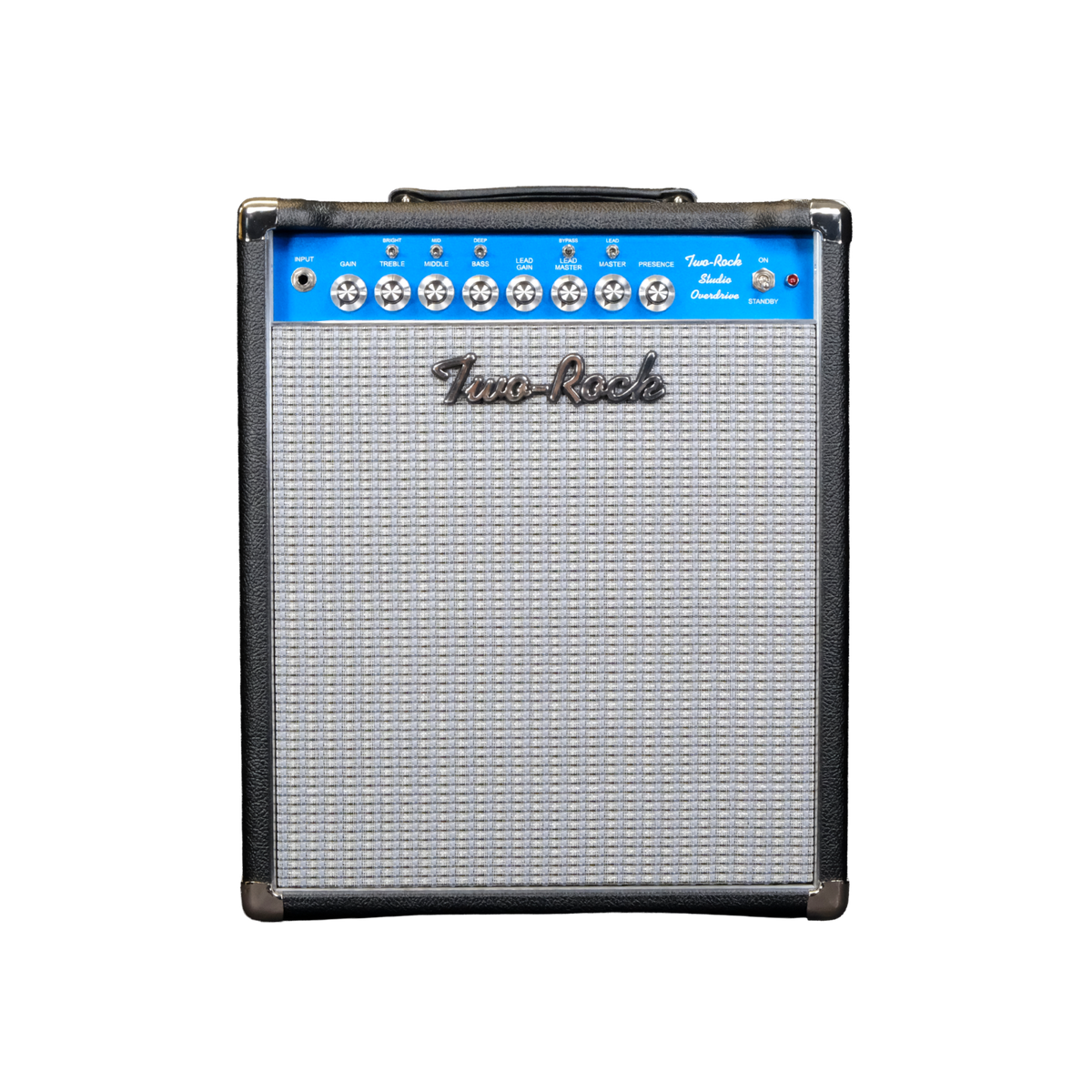 Two-Rock Studio Overdrive Combo - Black Bronco with Blue Smoke Cloth