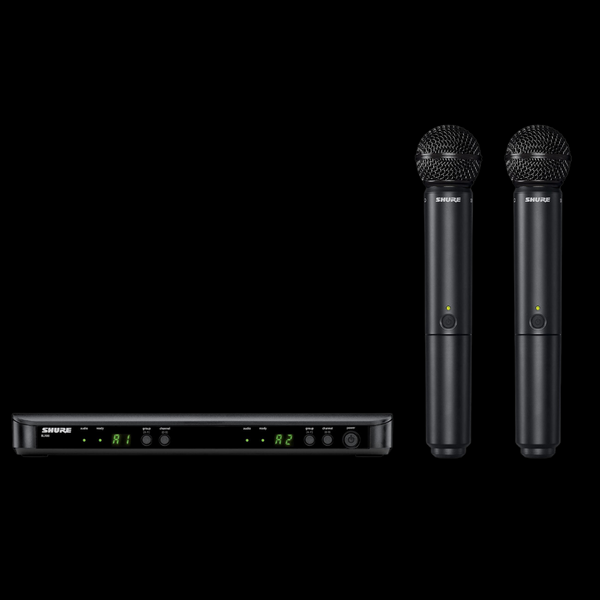Professional Dual UHF Wireless Microphone System – Cordless Mic Set For Karaoke, DJ, Live Streaming