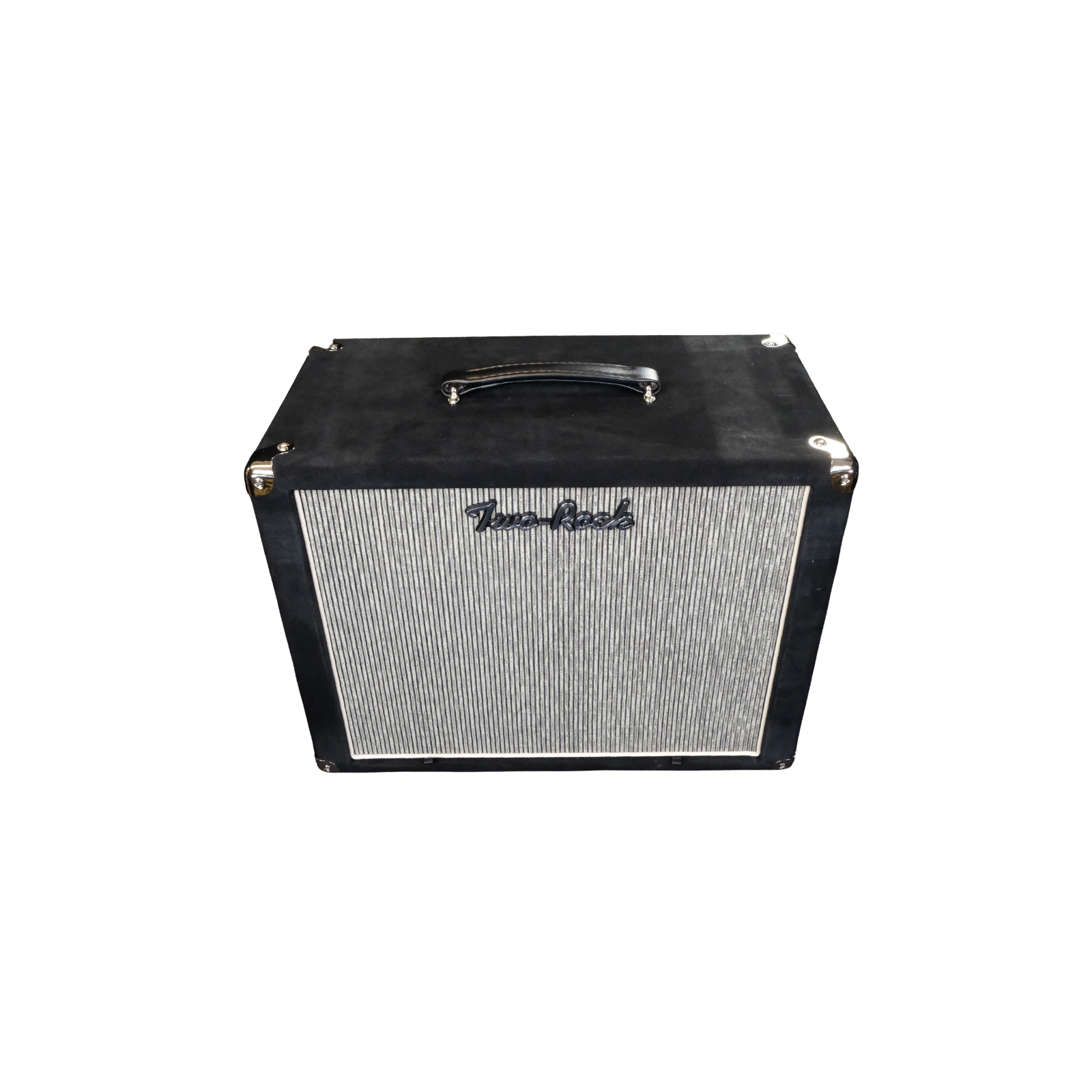 Two-Rock 1x12 – Small Open Back Cabinet - Black Suede with Grey Pinstripe