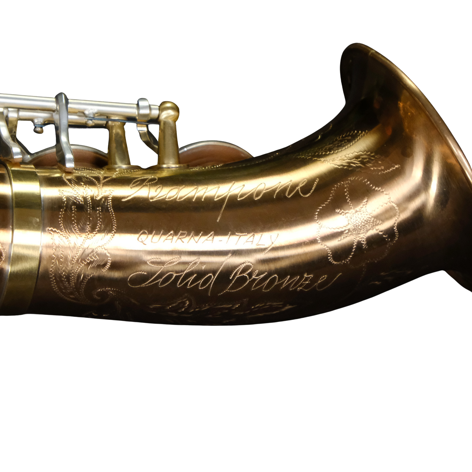 Rampone & Cazzani Solid Bronze Half-Curved Soprano Sax w/High G - 2003/SB/G
