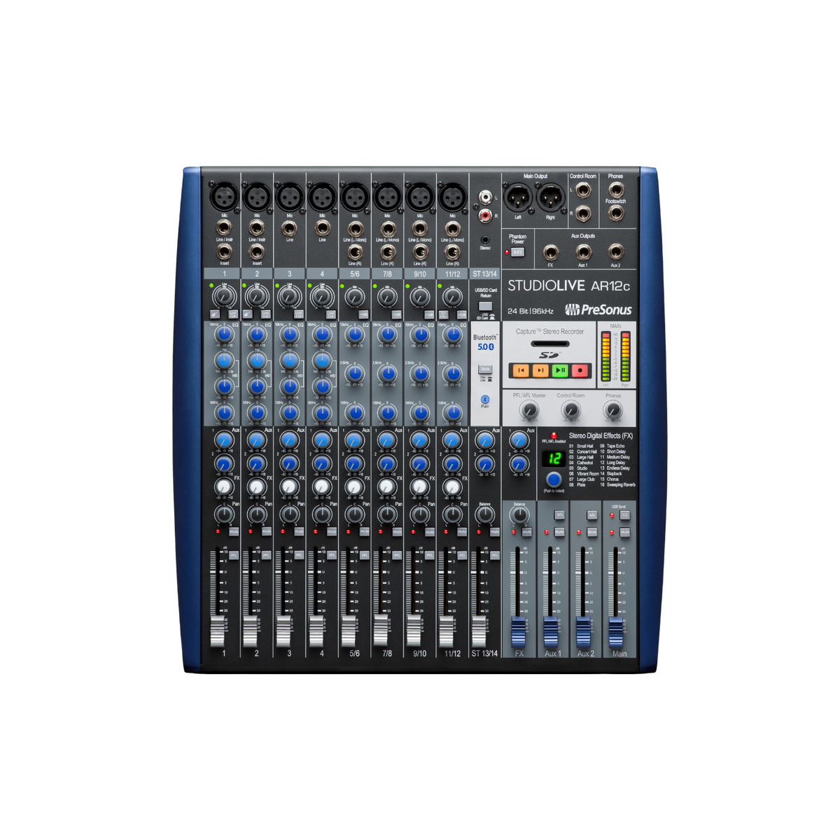 PreSonus StudioLive AR12c Mixer and Audio Interface with Effects