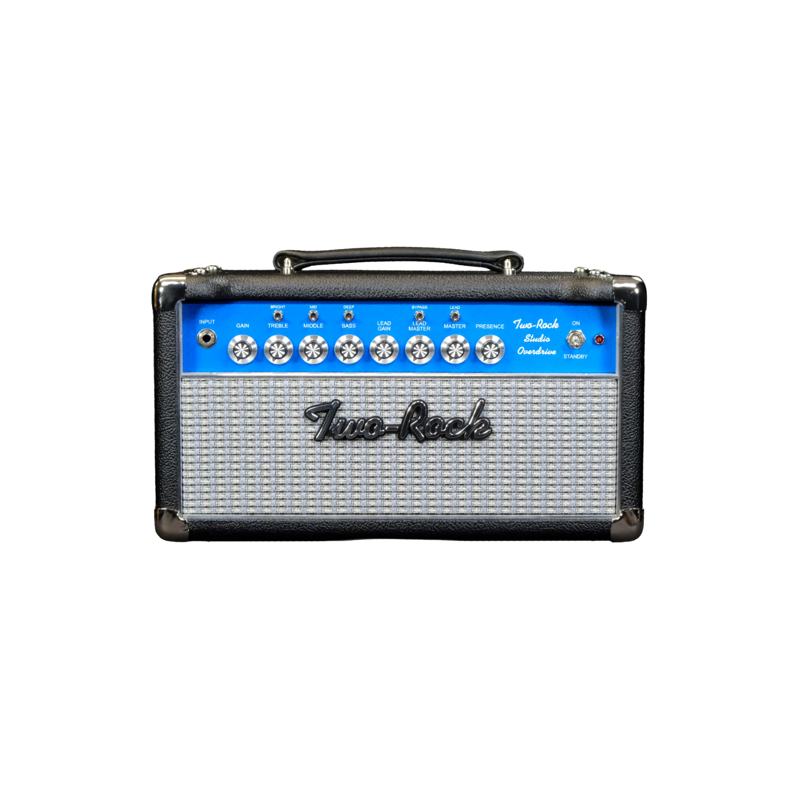 Two-Rock Studio Overdrive Head - Black Bronco with Blue Smoke Cloth
