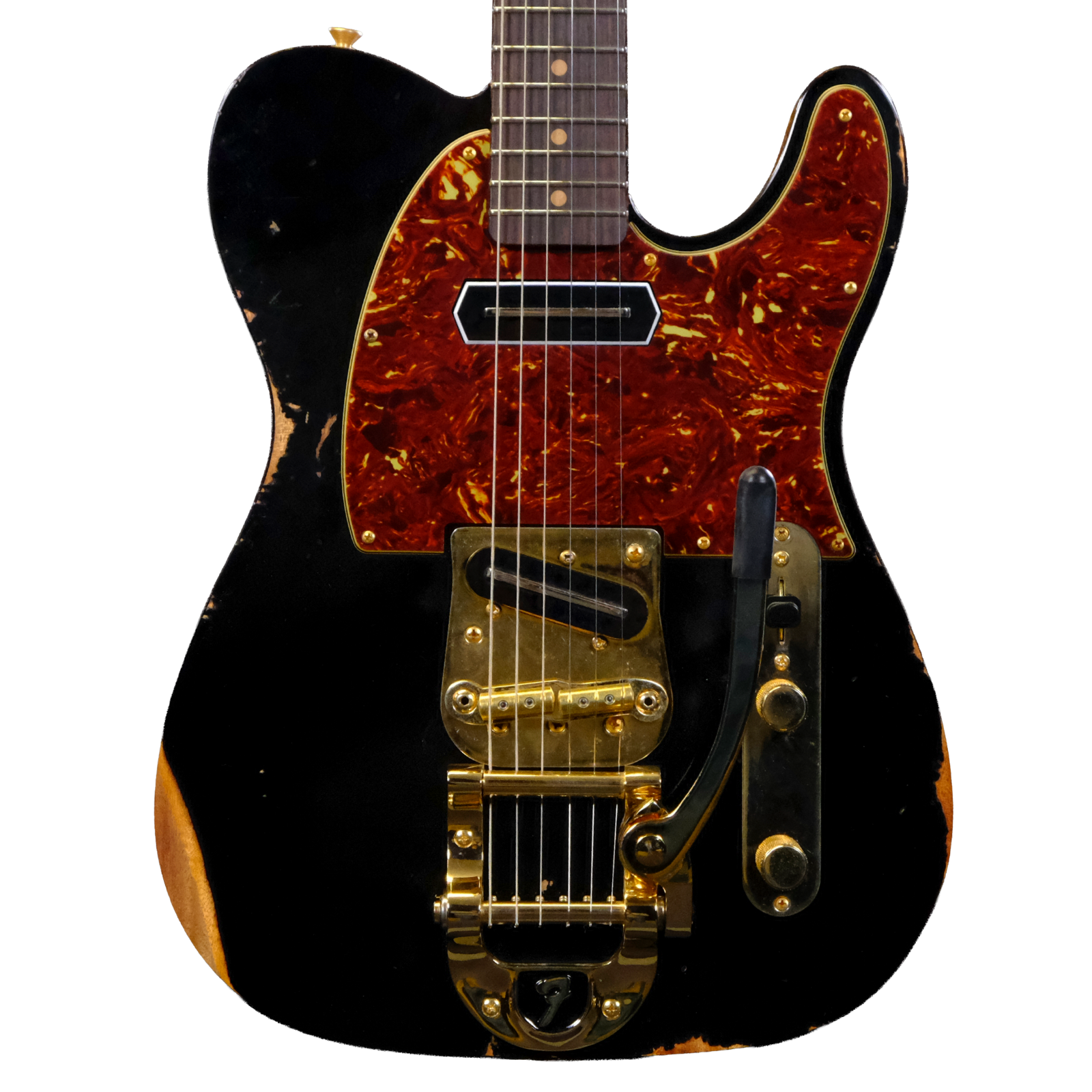 Fender Custom Shop Limited Edition Bow Tie Telecaster Custom Relic - Black