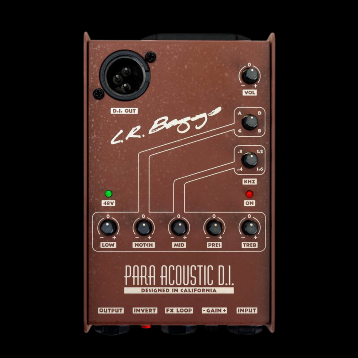 LR Baggs Para Acoustic DI 5バンドEQ Lr Baggs Para DI Acoustic Guitar Preamp/DI with 5-band EQ