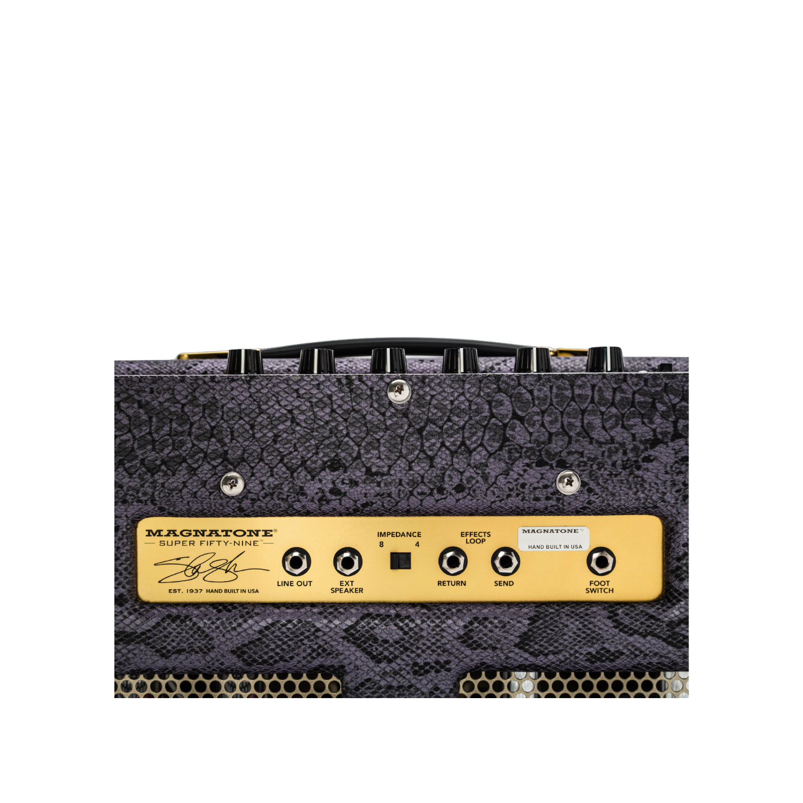 Magnatone Super Fifty Nine M80 Combo 2x12 Slash Collection - Purple Python