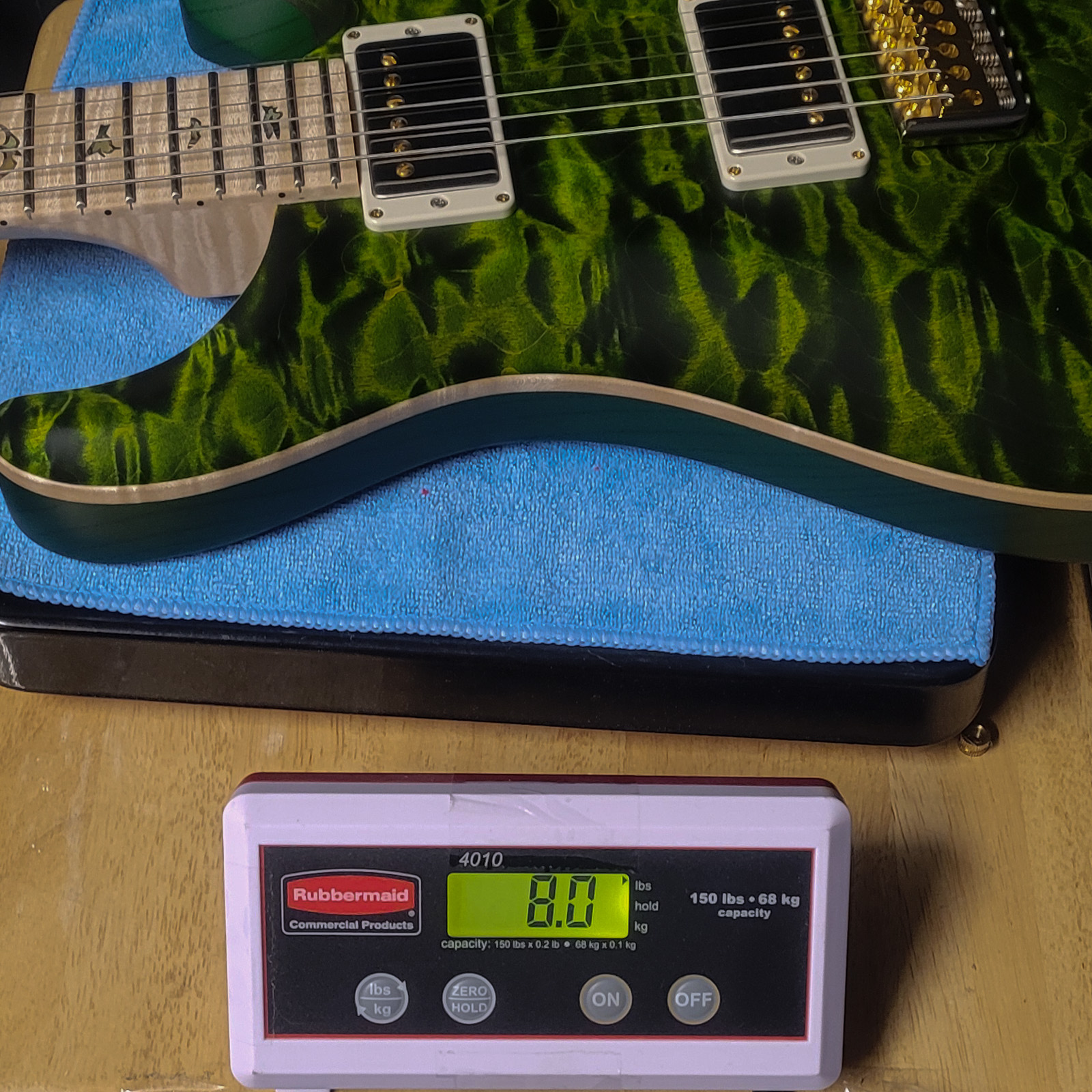 PRS Wood Library DGT Electric Guitar with Bird Inlays - Jade