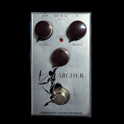 J Rockett Silver Archer Ikon Overdrive Pedal - Palen Music