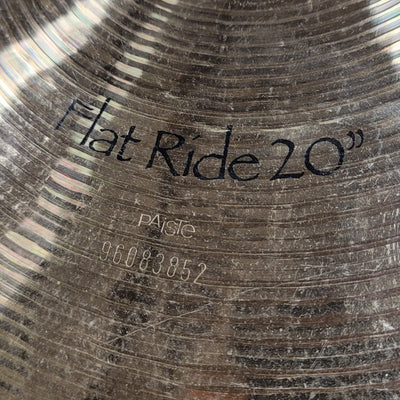 Paiste Flat Ride 20" Cymbal - Palen Music