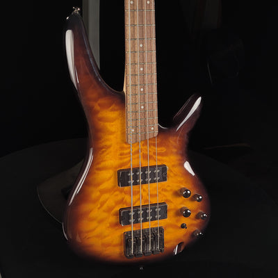 Ibanez SR Standard SR400EQM Quilted Maple Bass Guitar - Dragon Eye Burst - Palen Music