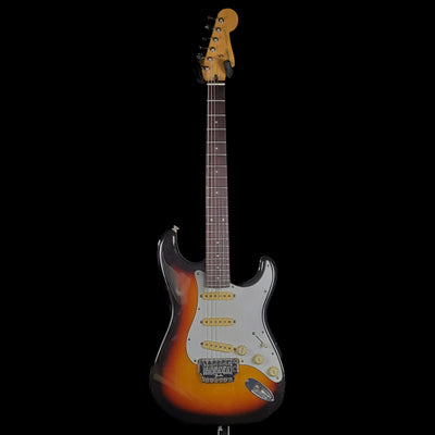 Fender 1980s Made in Japan Stratocaster Electric Guitar with Floyd Rose - Tobacco Sunburst - Palen Music
