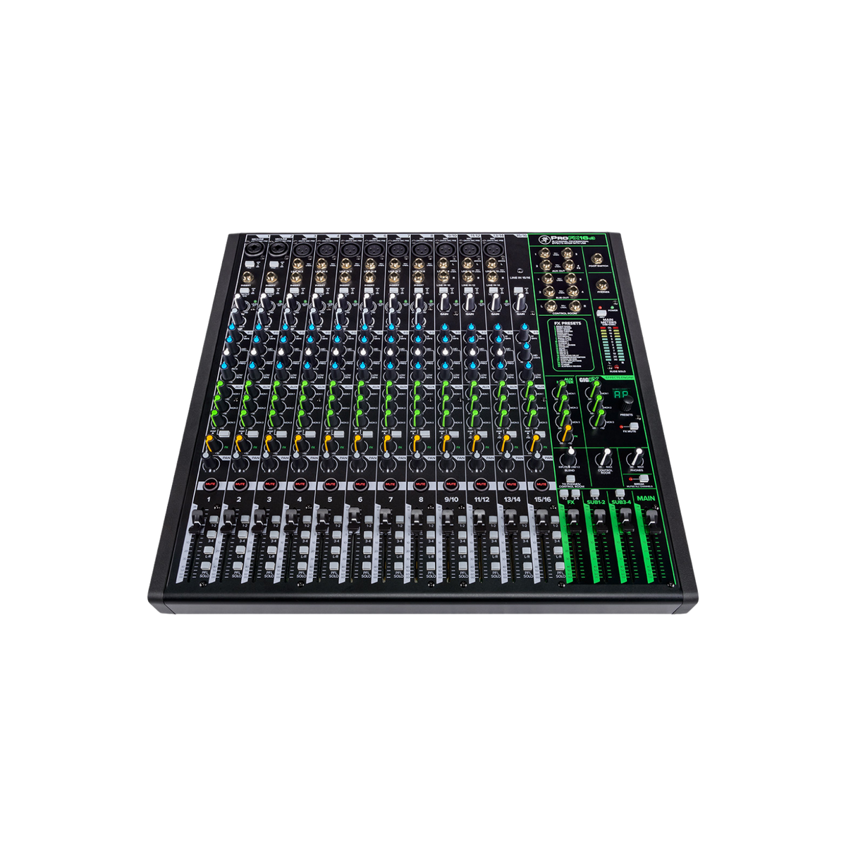 Mackie PROFX16V3 16-Channel Professional FX Analog Mixer with USB