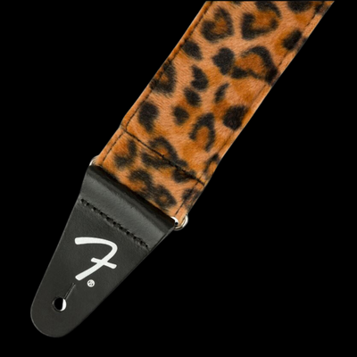 Fender 2 Wild Animal Print Guitar Strap - Leopard