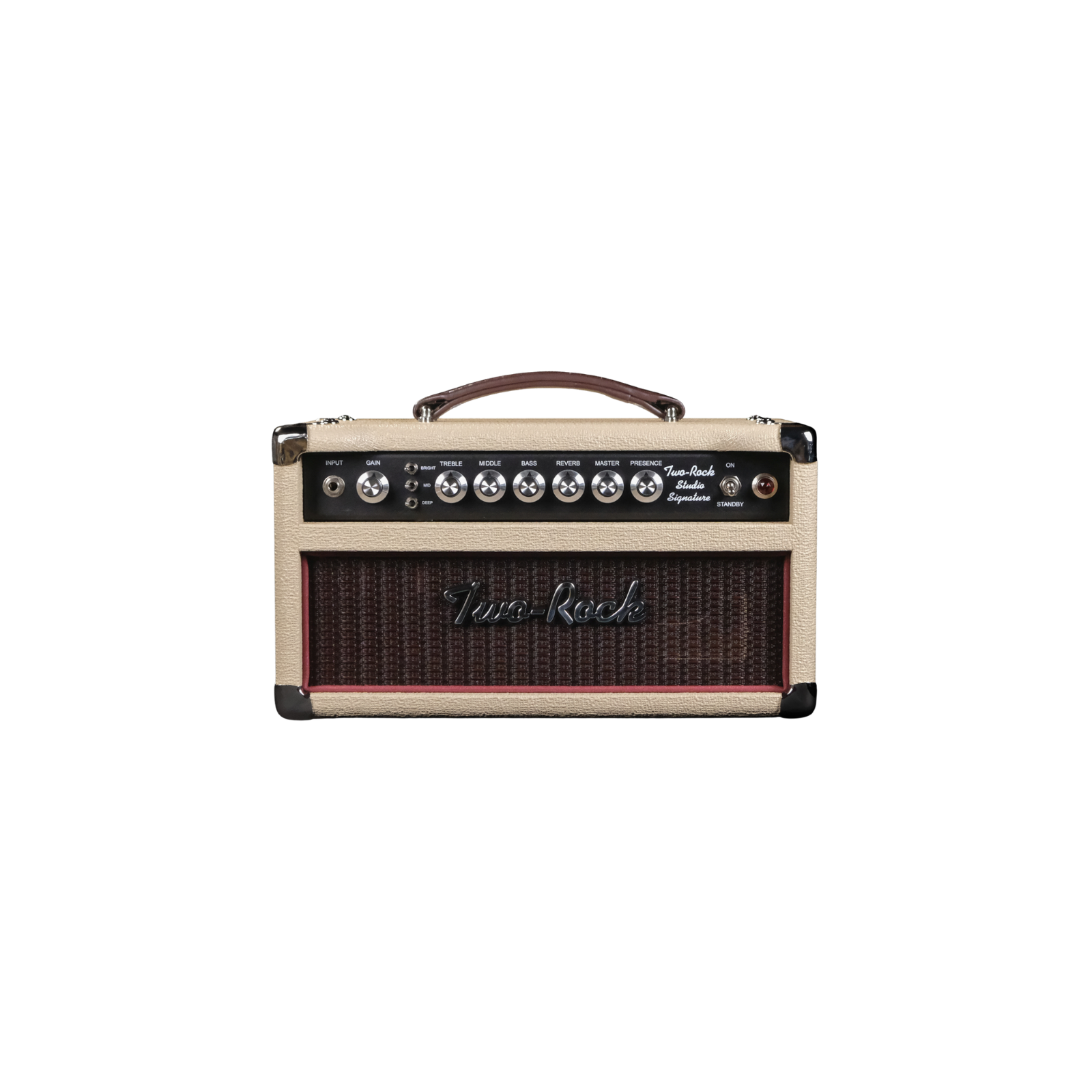 Two-Rock Studio Signature Head Amp - Blonde Tolex with Black Face, Oxblood Cloth