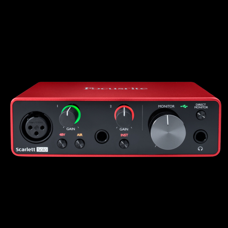 Focusrite Scarlett Solo 3rd Gen USB Audio Interface | Palen Music