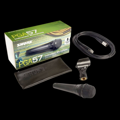 Shure PGA57 Dynamic Instrument Microphone with XLR Cable - Palen Music