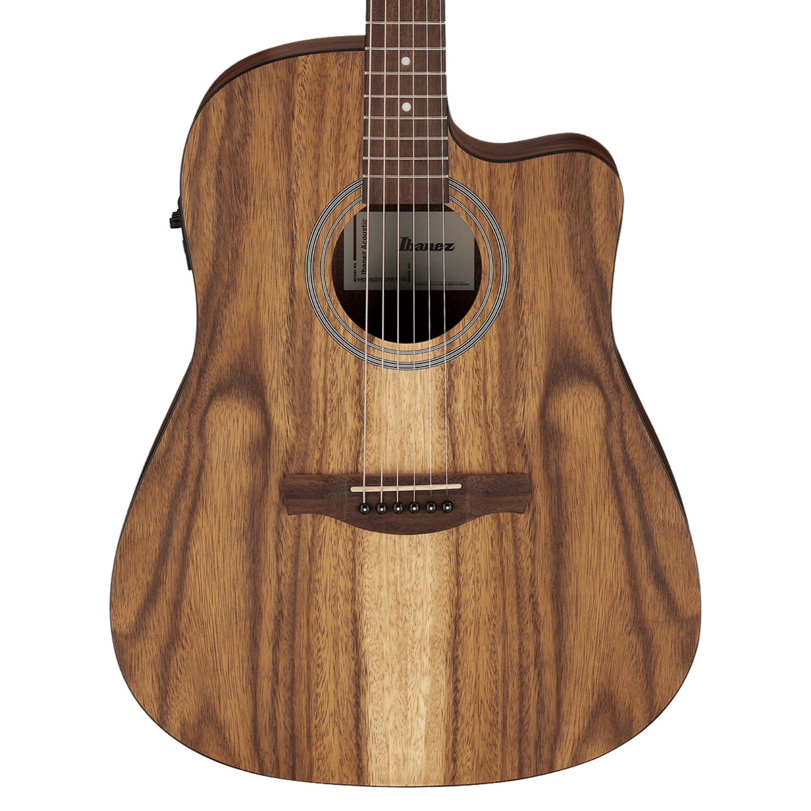 Ibanez V40WSCEOPB Acoustic-Electric Guitar w/ Cutaway - Natural Open Pore
