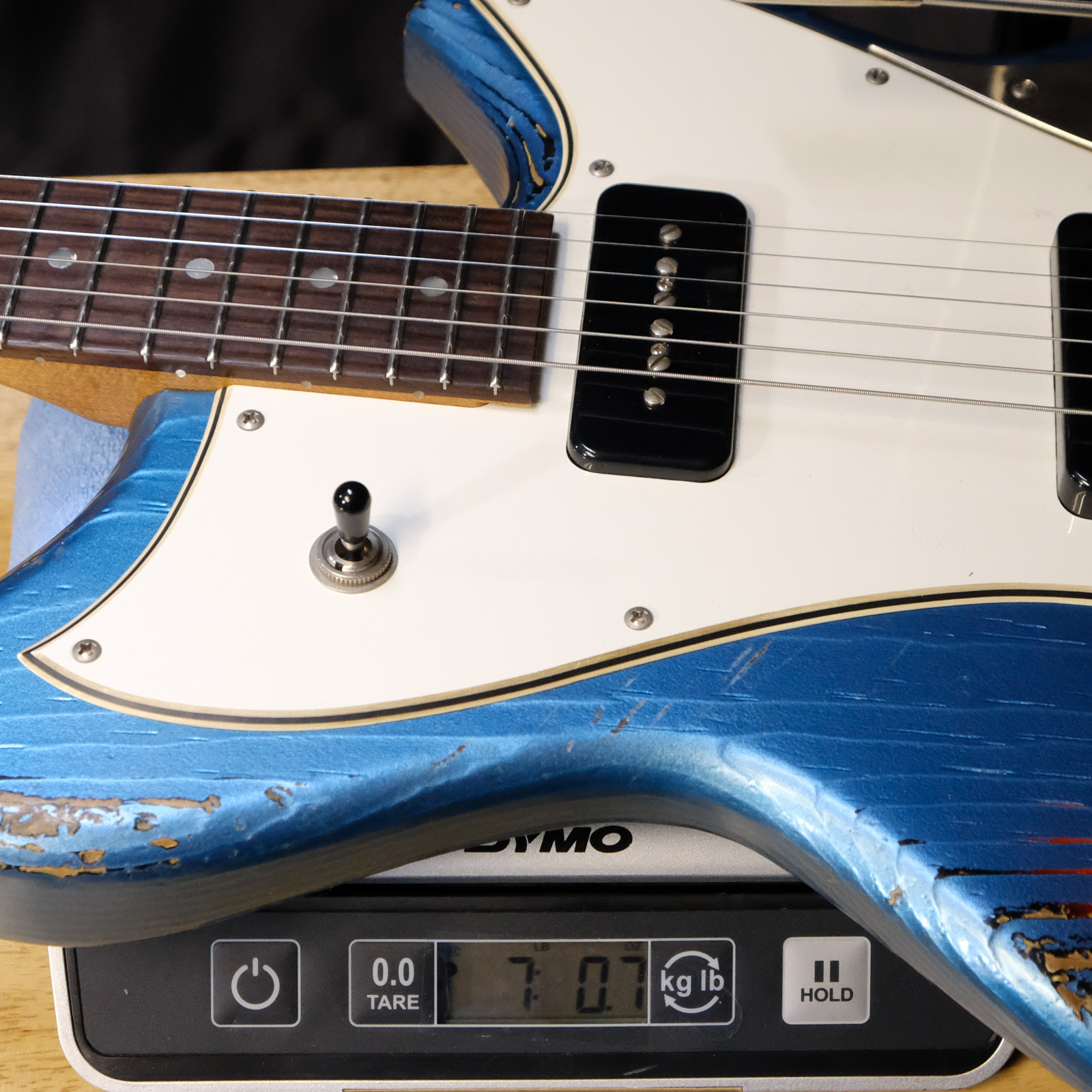 Novo Serus J Nucleus - Lake Placid Blue over '64 3-Tone Burst