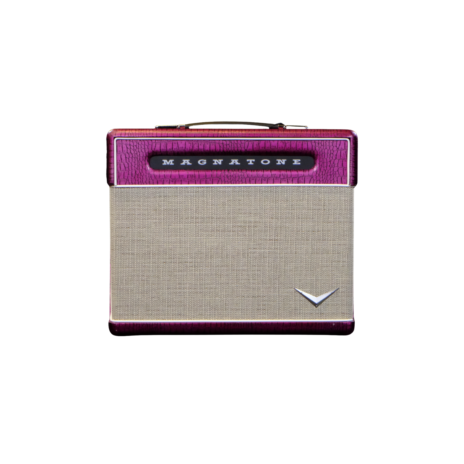 Used Magnatone Baby M-80 1x10 Extension Cabinet Billy Gibbons Collection - Chrome Grape