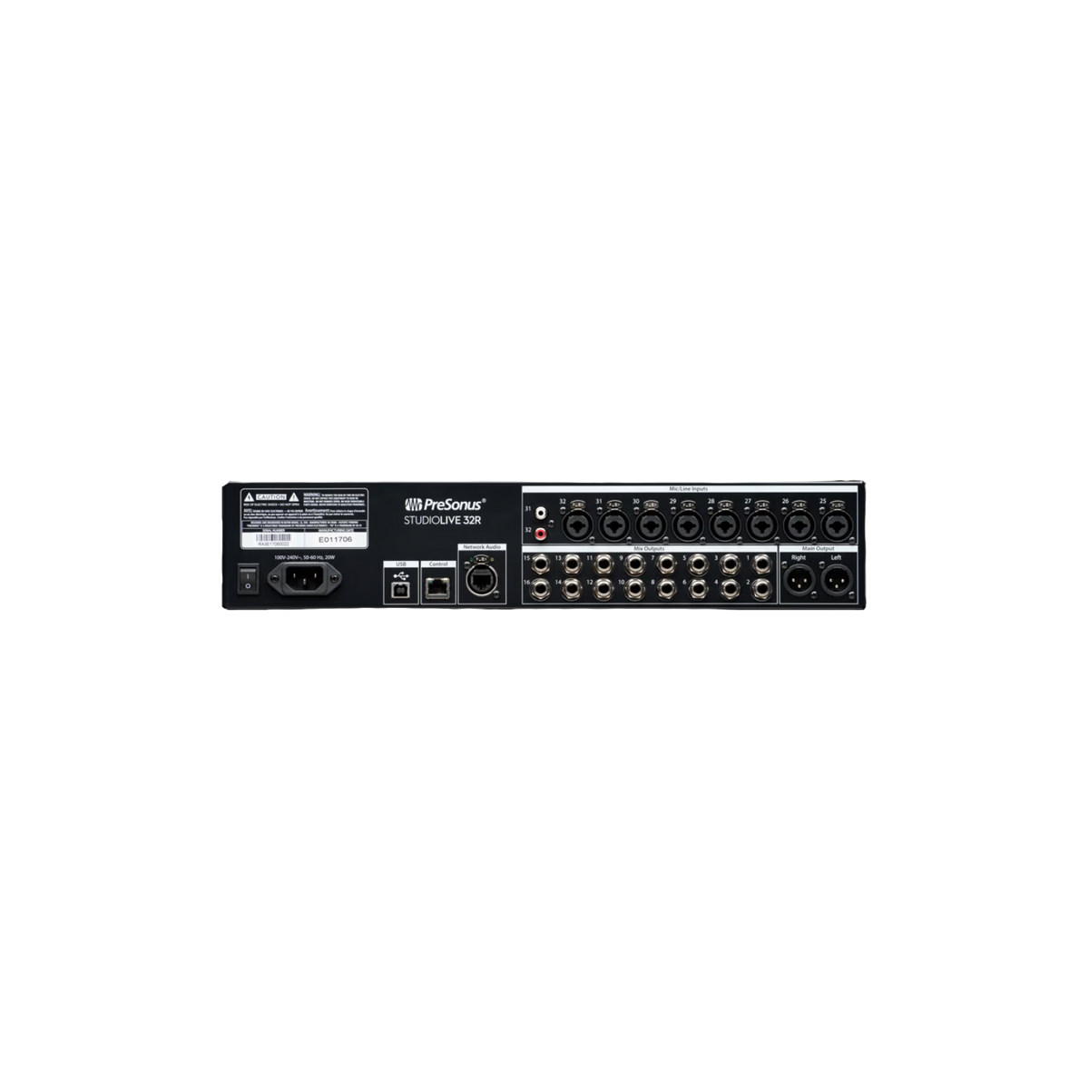 PreSonus StudioLive 32R 32-channel Rackmount Digital Mixer