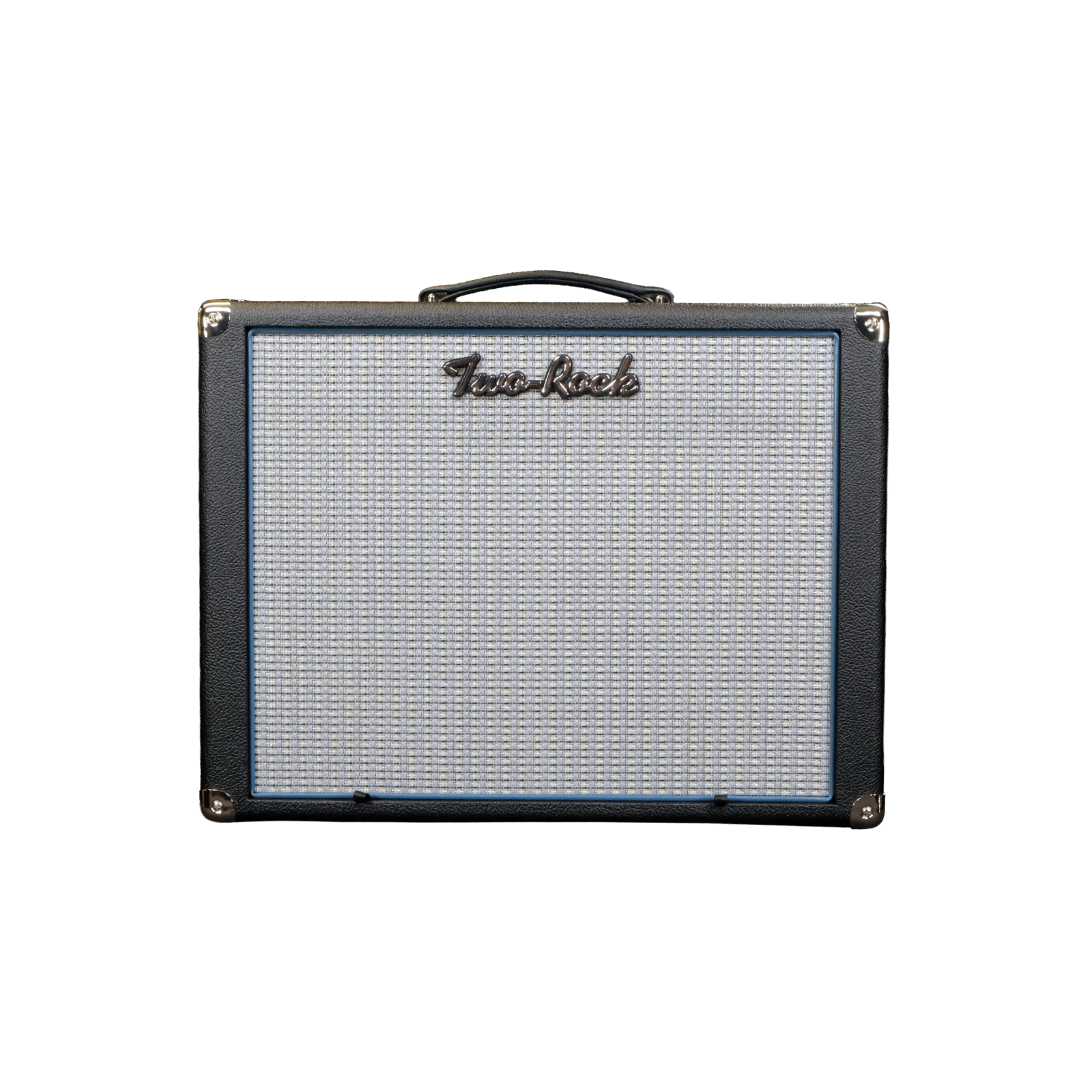 Two-Rock 1x12 Open Back Cabinet - Black Bronco with Blue Smoke Cloth
