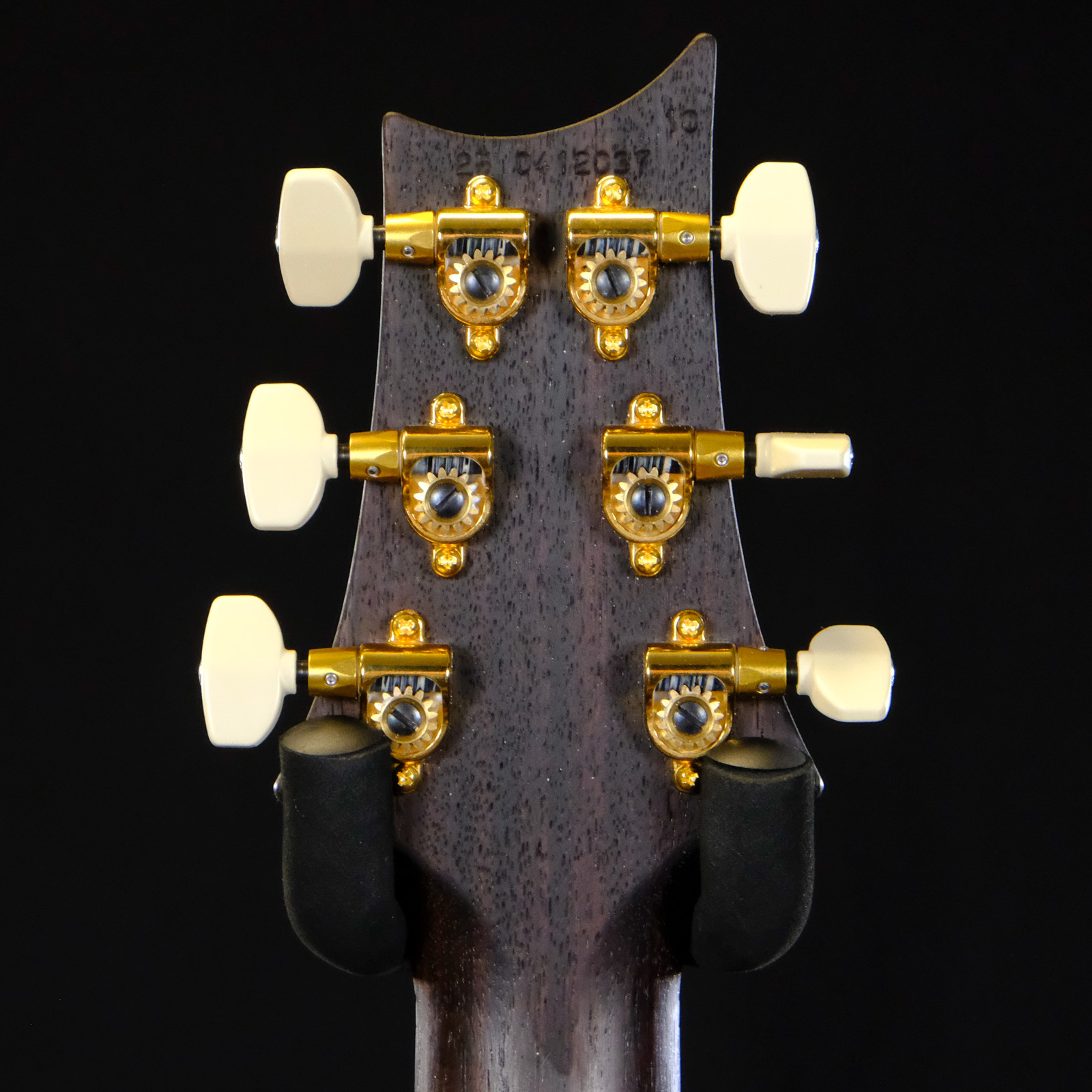 PRS Wood Library Custom 24 10-Top Quilted Maple -  Charcoal Cherry Burst