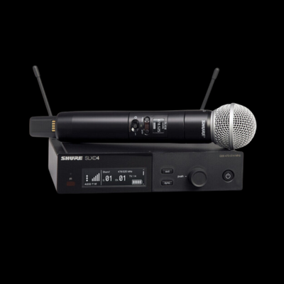 Shure SLXD24/SM58 Digital Wireless Handheld Microphone System (J52 Band) - Palen Music