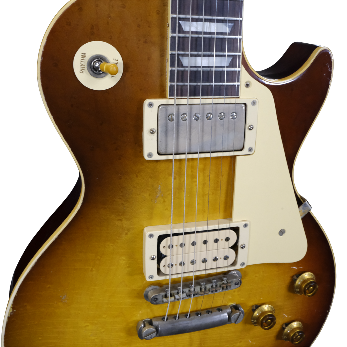 Gibson Custom Shop Limited Edition 1959 Les Paul Standard Reissue Light Aged - Dark Peach Burst BOTB Page 151 w/Birdseye Maple Top