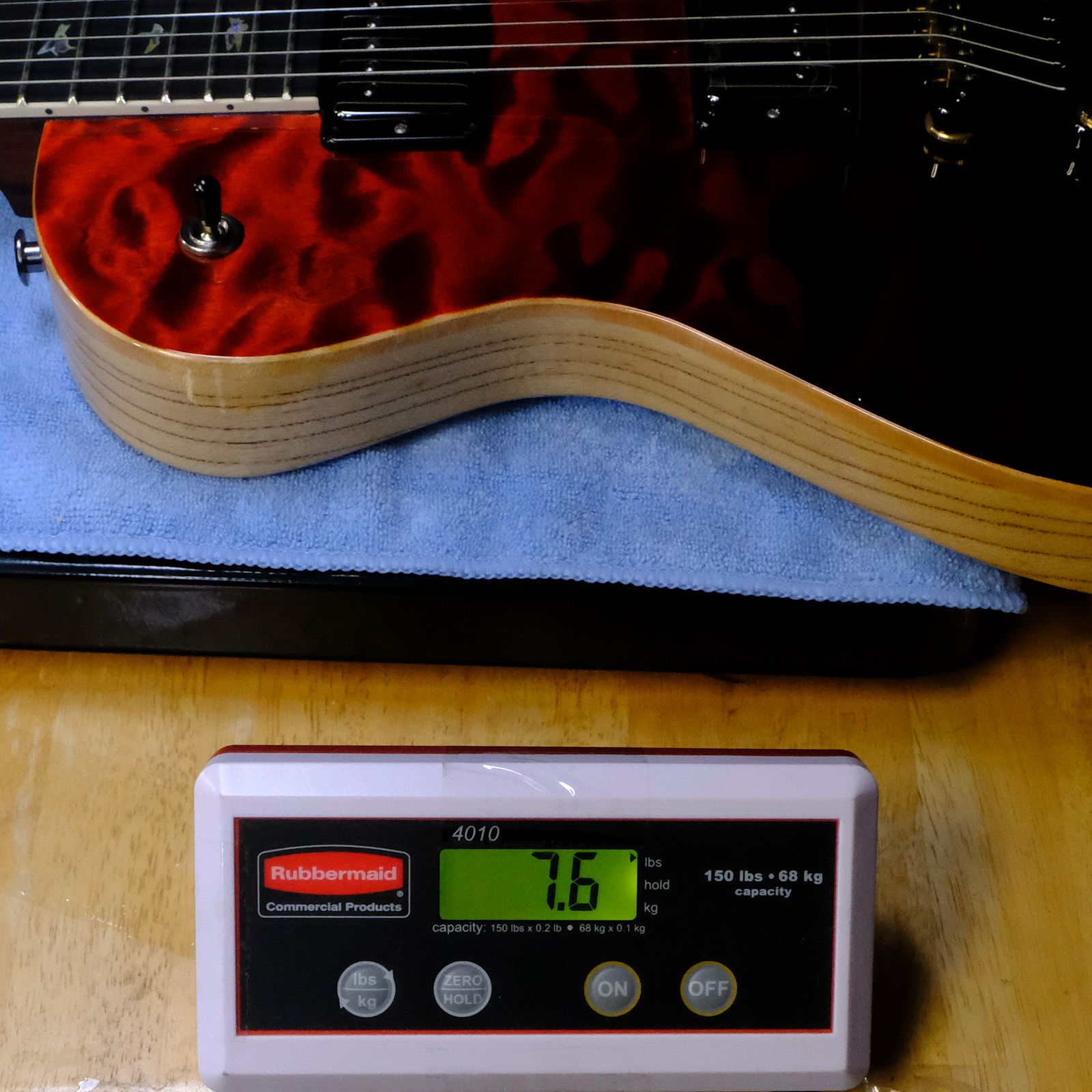 PRS Wood Library McCarty 594 Singlecut Electric Guitar - Fire Red to Gray Black Fade