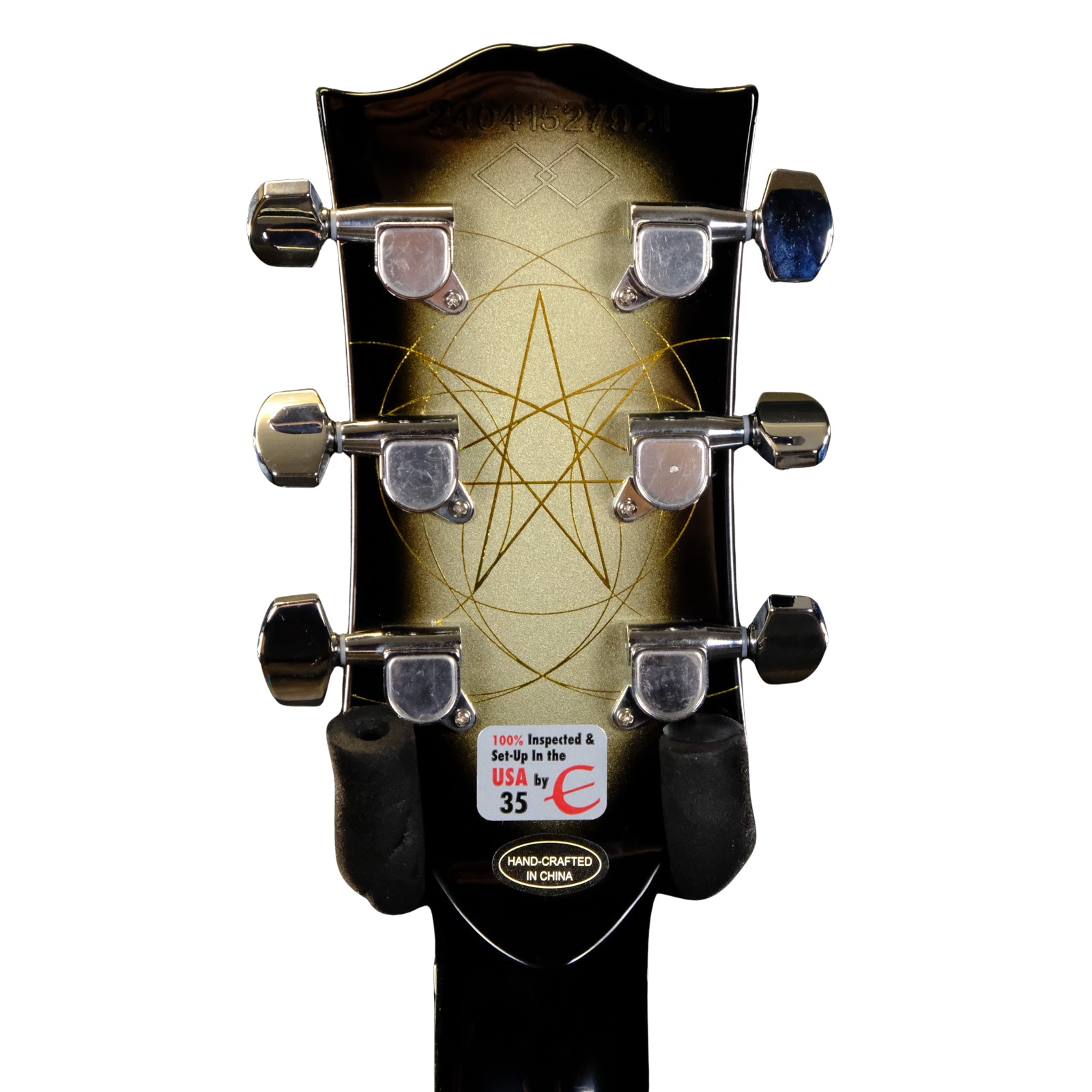 Used Epiphone Adam Jones 1979 Les Paul Custom Electric Guitar - Antique Silverburst with Case