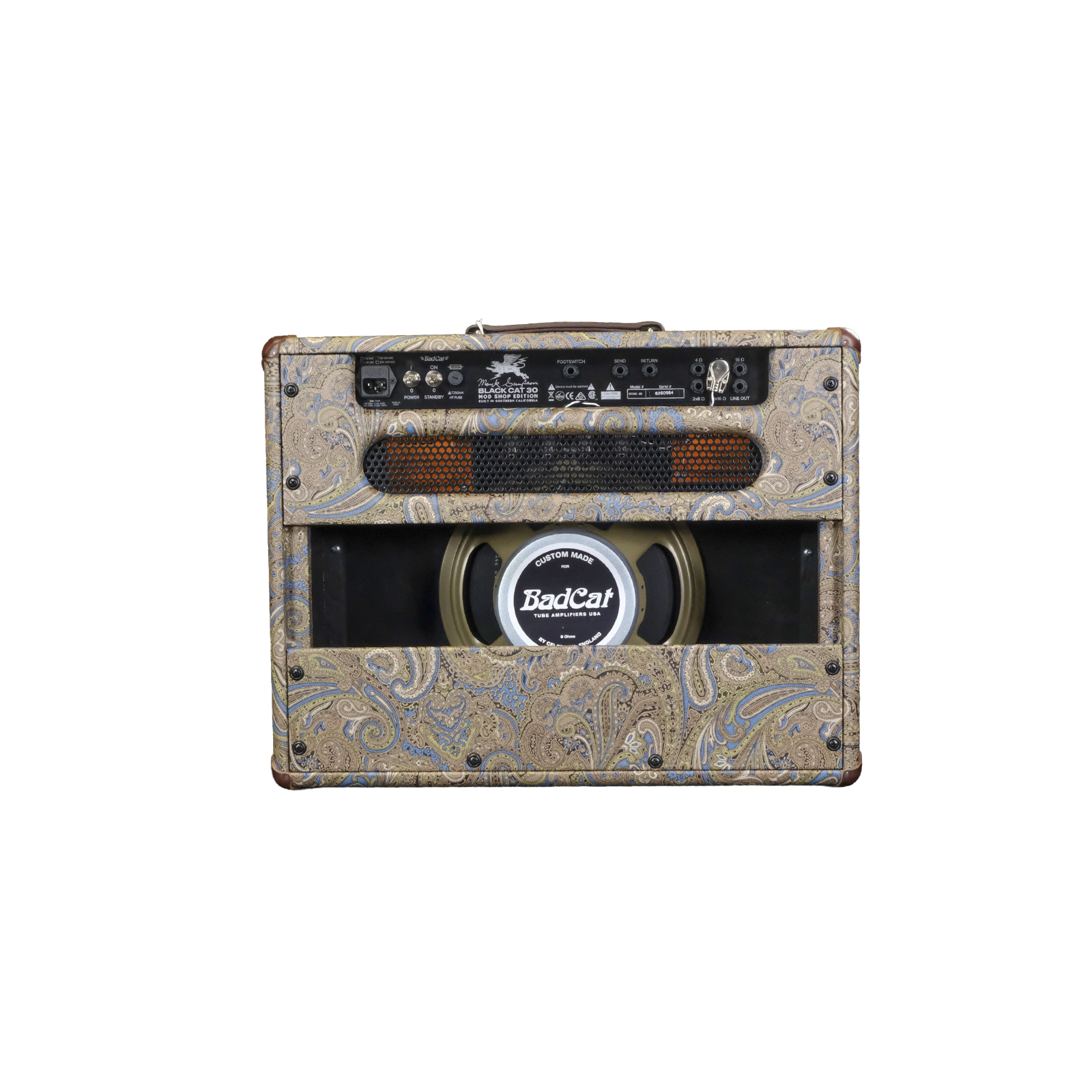 Bad Cat Mod Shop Black Cat 30 Combo (Mark Sampson Mod) - Custom Paisley Finish