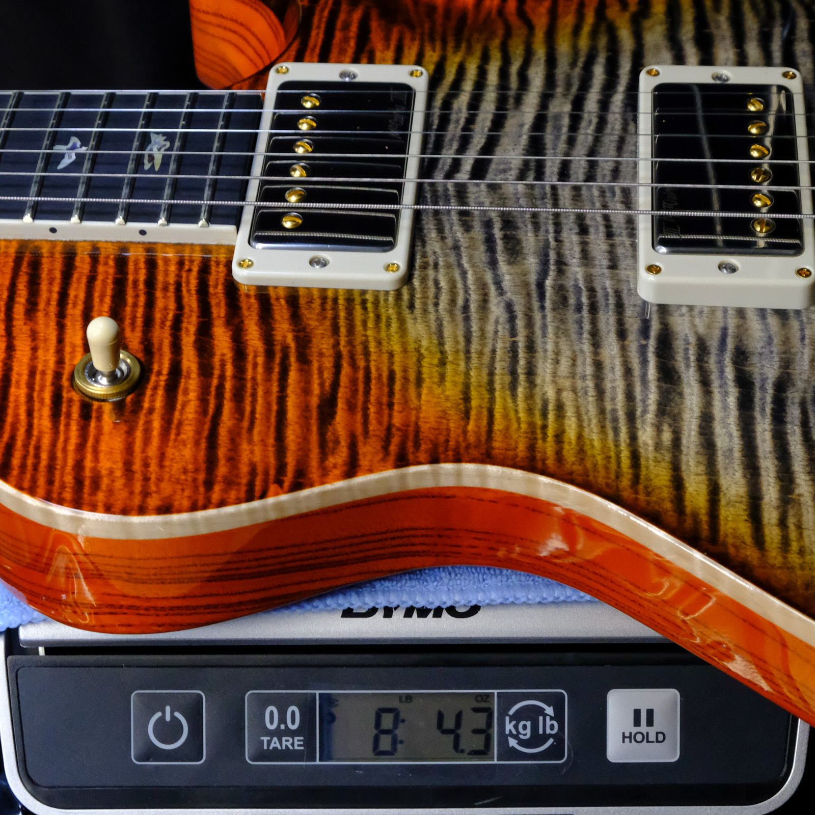 PRS Wood Library McCarty 594 Singlecut Flame Maple - Burnt Maple Leaf