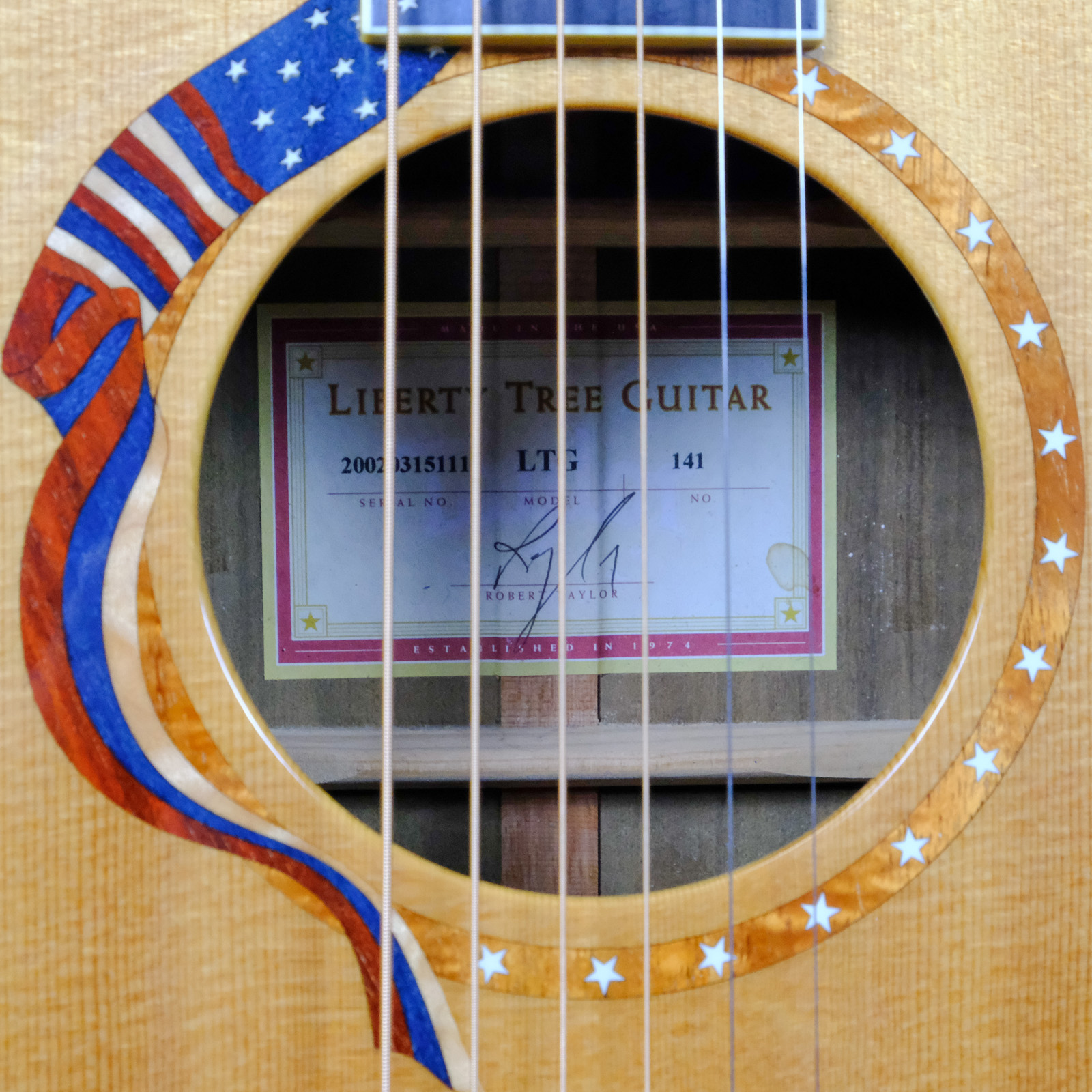 Used 2002 Taylor Liberty Tree Grand Concert - Natural