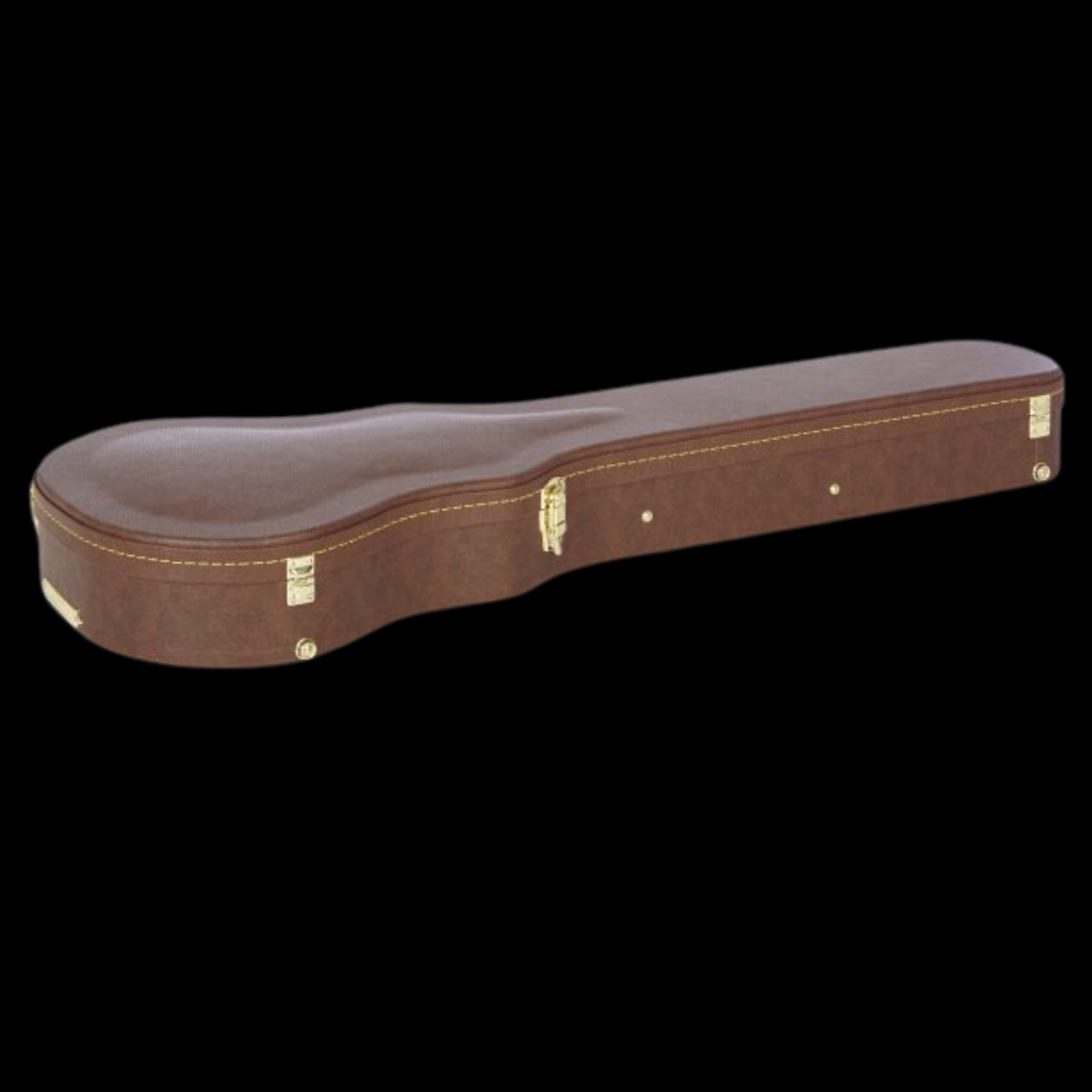 Gator Deluxe Wood Case for Les Paul Guitar - Brown