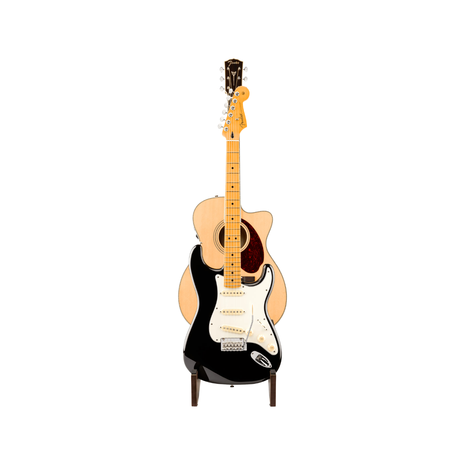 Fender Deluxe Wooden 2-Tier Multi-Stand