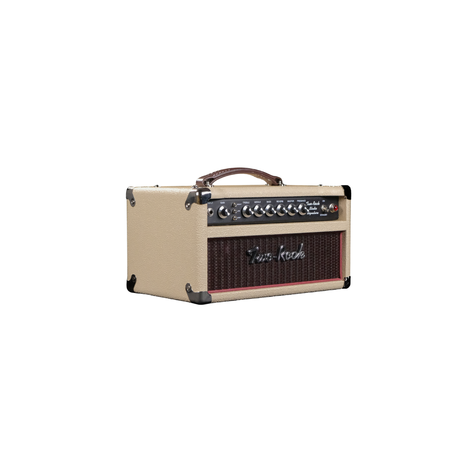 Two-Rock Studio Signature Head Amp - Blonde Tolex with Black Face, Oxblood Cloth