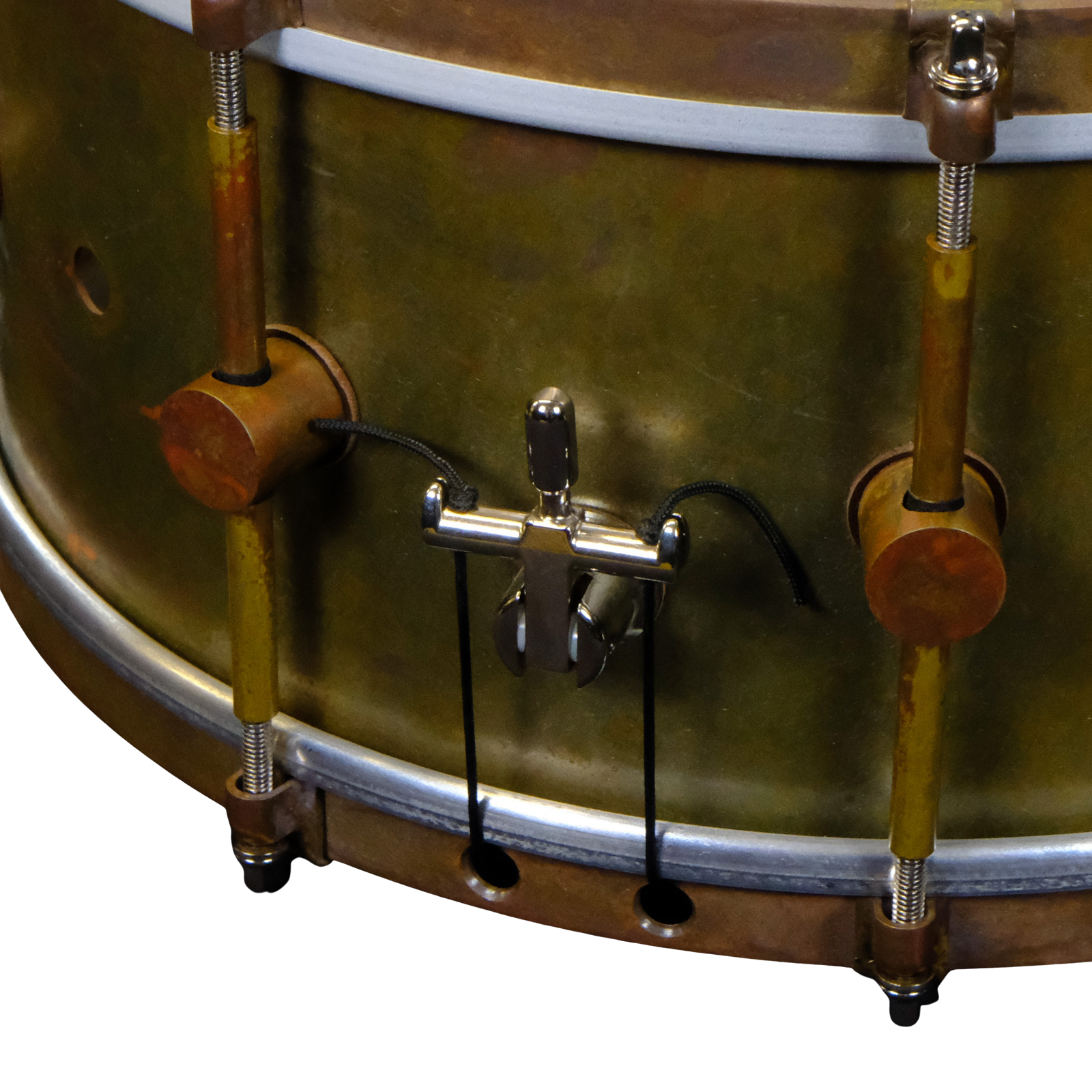 A&F Drum Co. Raw Brass Snare Drum 6.5 x 14