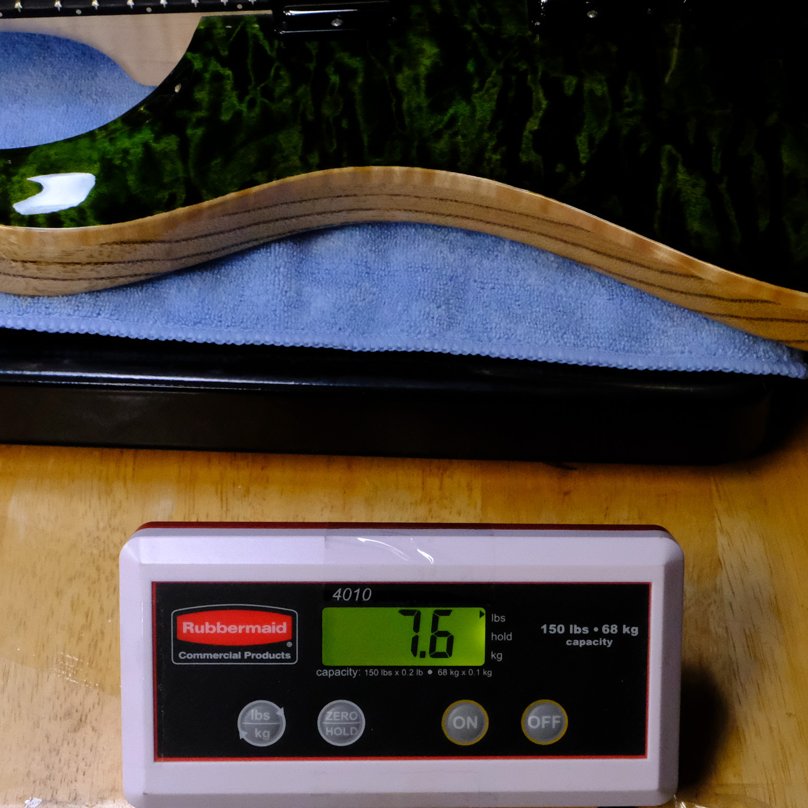 PRS Wood Library Custom 24 10-Top Quilted Maple -  Jade (Natural Back)