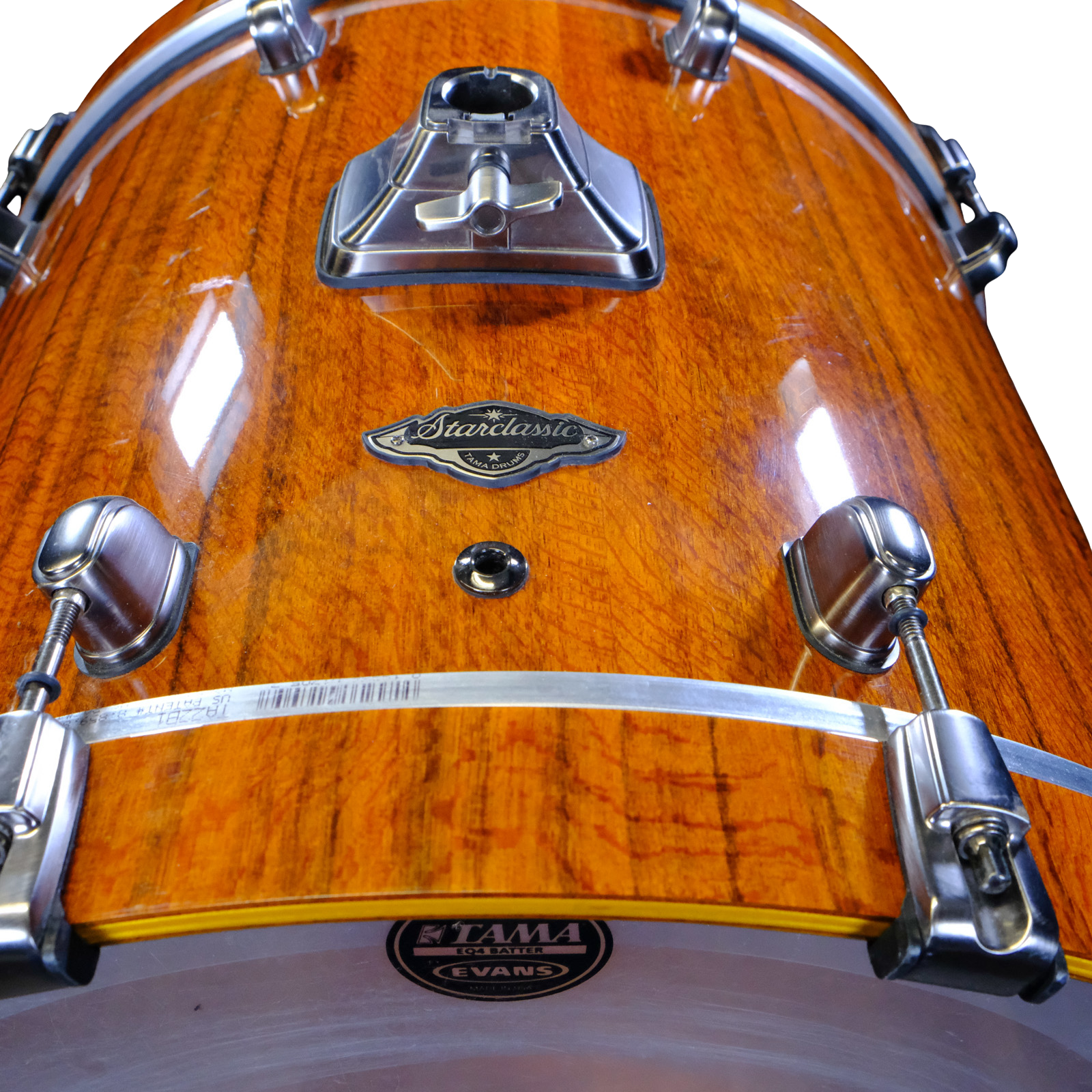 Used Tama Starclassic  Birch/Bubinga Shell Pack - Crimson Tigerwood Fade