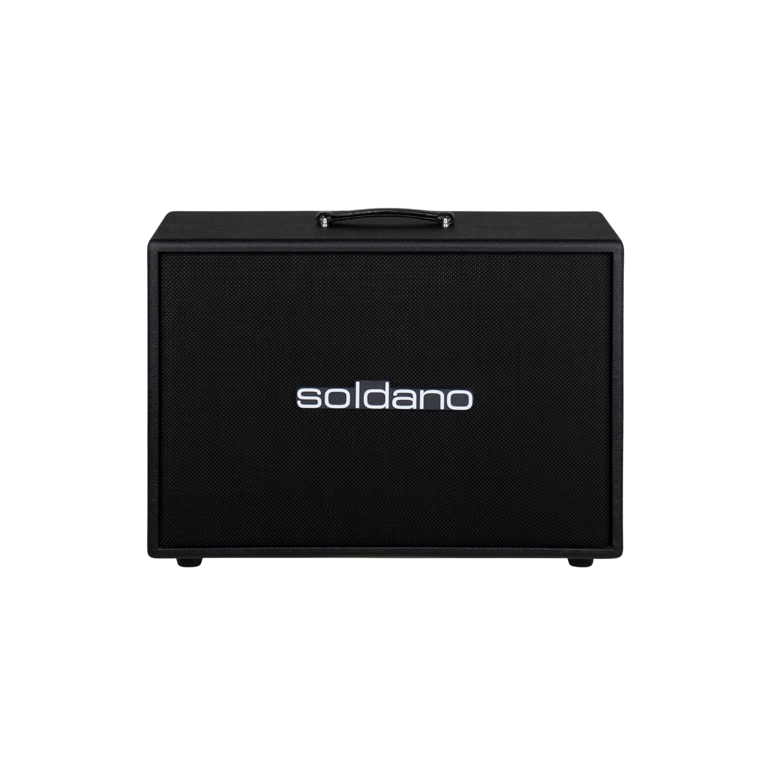 Used Soldano 2x12 Straight Classic Cabinet - Black Tolex, Black Grille