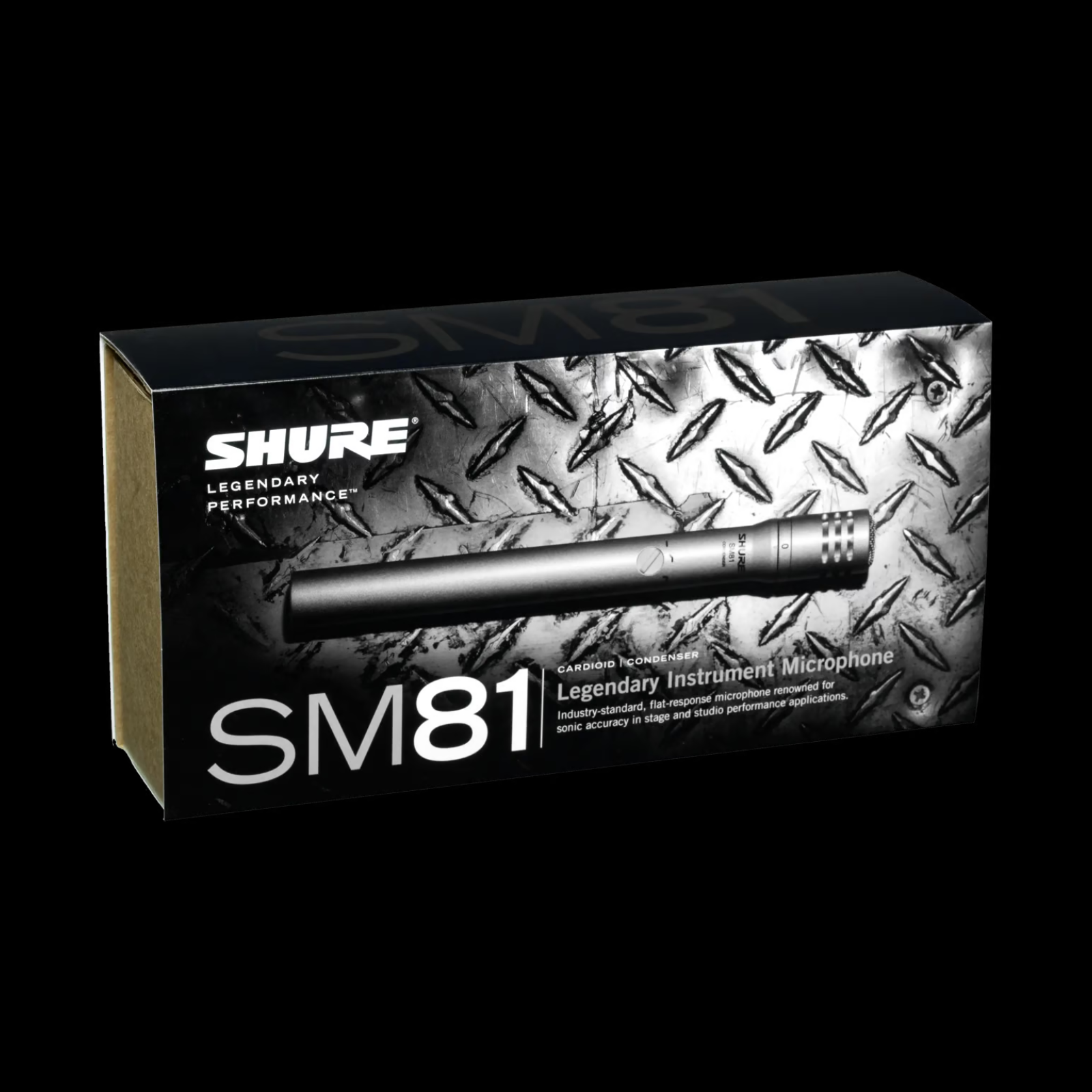 Shure SM81 Small-diaphragm w/10dB Attenuator Condenser Microphone