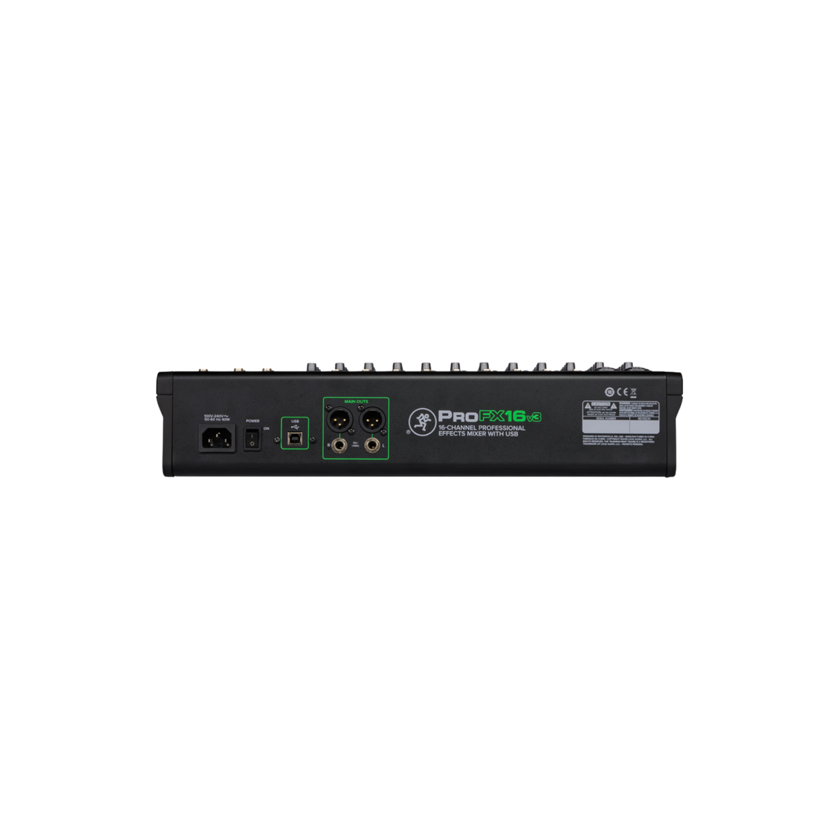 Mackie PROFX16V3 16-Channel Professional FX Analog Mixer with USB