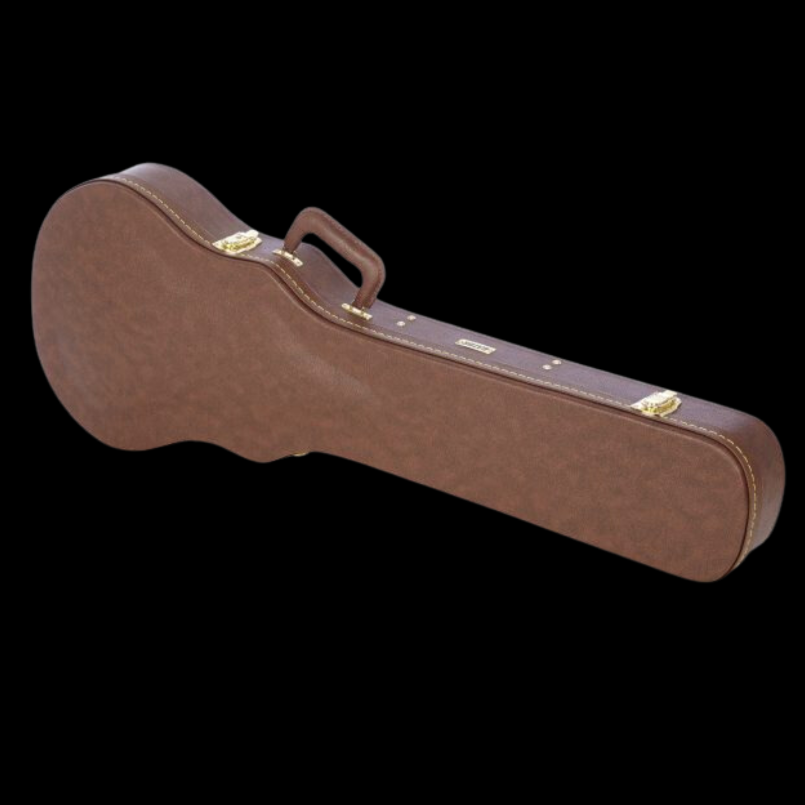 Gator Deluxe Wood Case for Les Paul Guitar - Brown