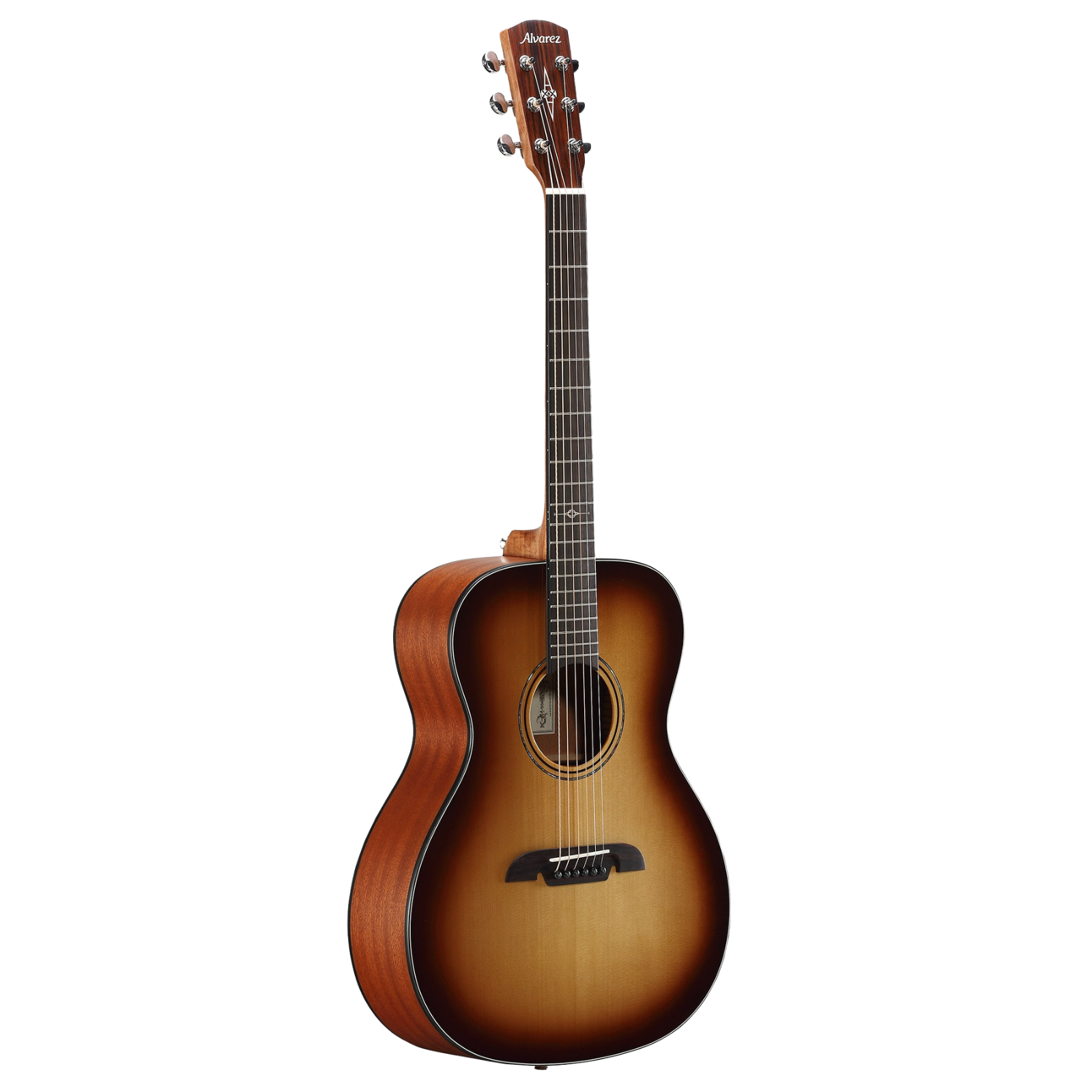 Alvarez AF60SHB Artist Series Folk/OM Acoustic Guitar - Shadowburst Gloss
