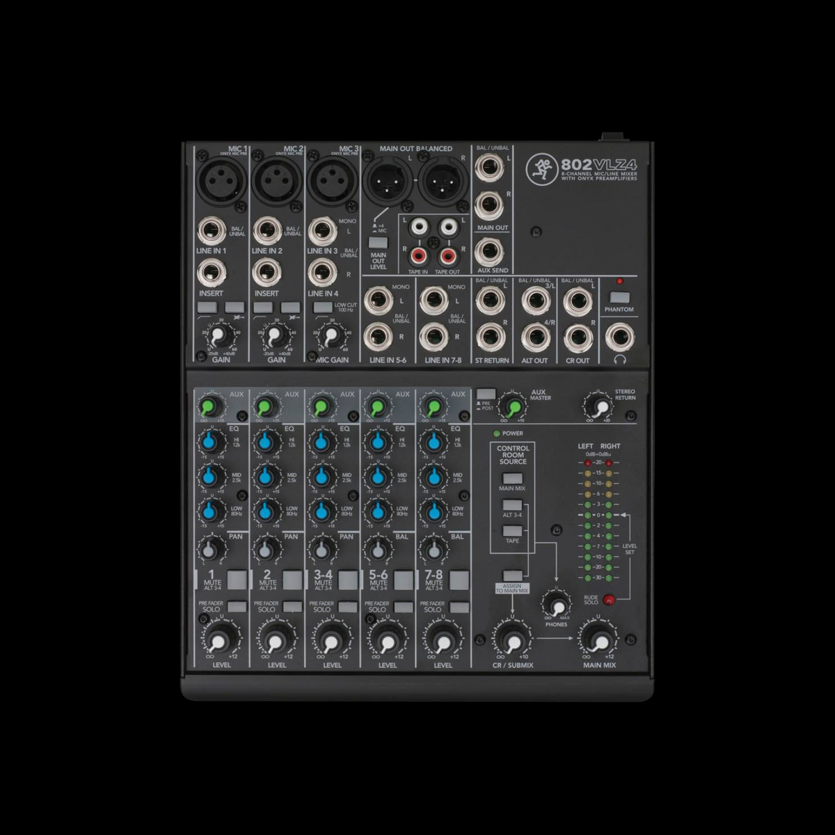Mackie 802VLZ4 8-channel Ultra Compact Analog Mixer